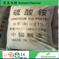 Fertilizante de la agricultura Sulfato de amonio del estado granular